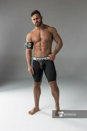 Armored by Maskulo Men Cycling Shorts w/Codpiece