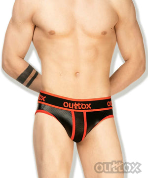 Outtox by Maskulo Men Wrapped-rear Briefs RED